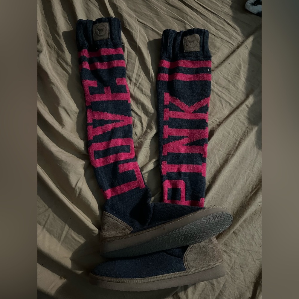 Victoria Secret Pink MukLuk Boots (Sock Boots)